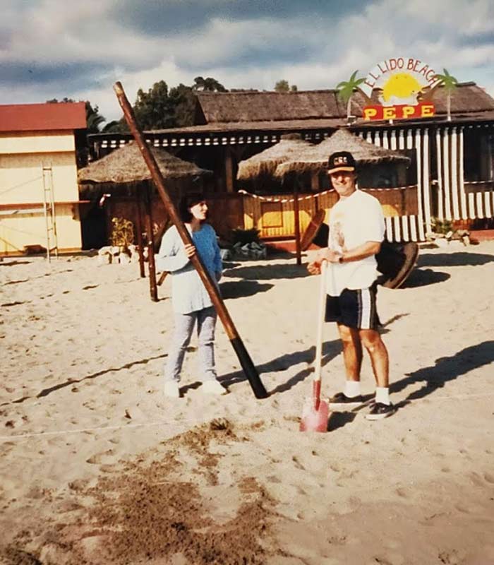 Historia de Lido Beach - En la playa